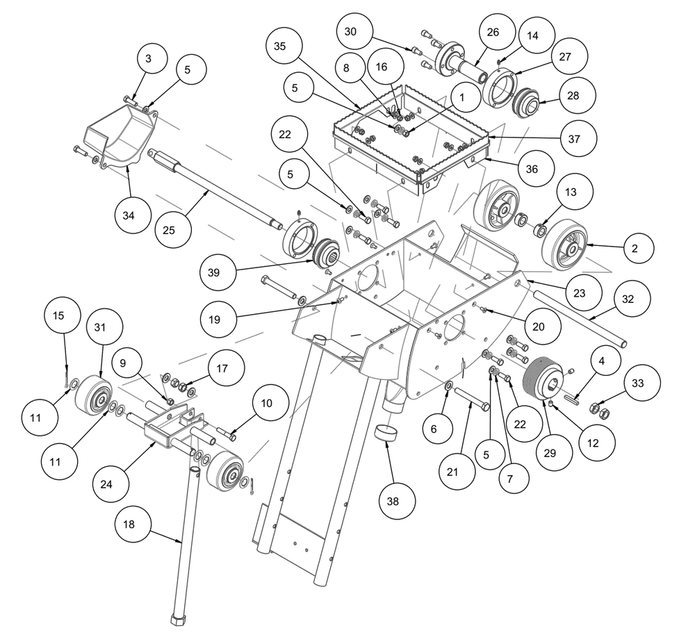 Section 07 Diagram and Parts List for SG-9  MK Diamond Grinder